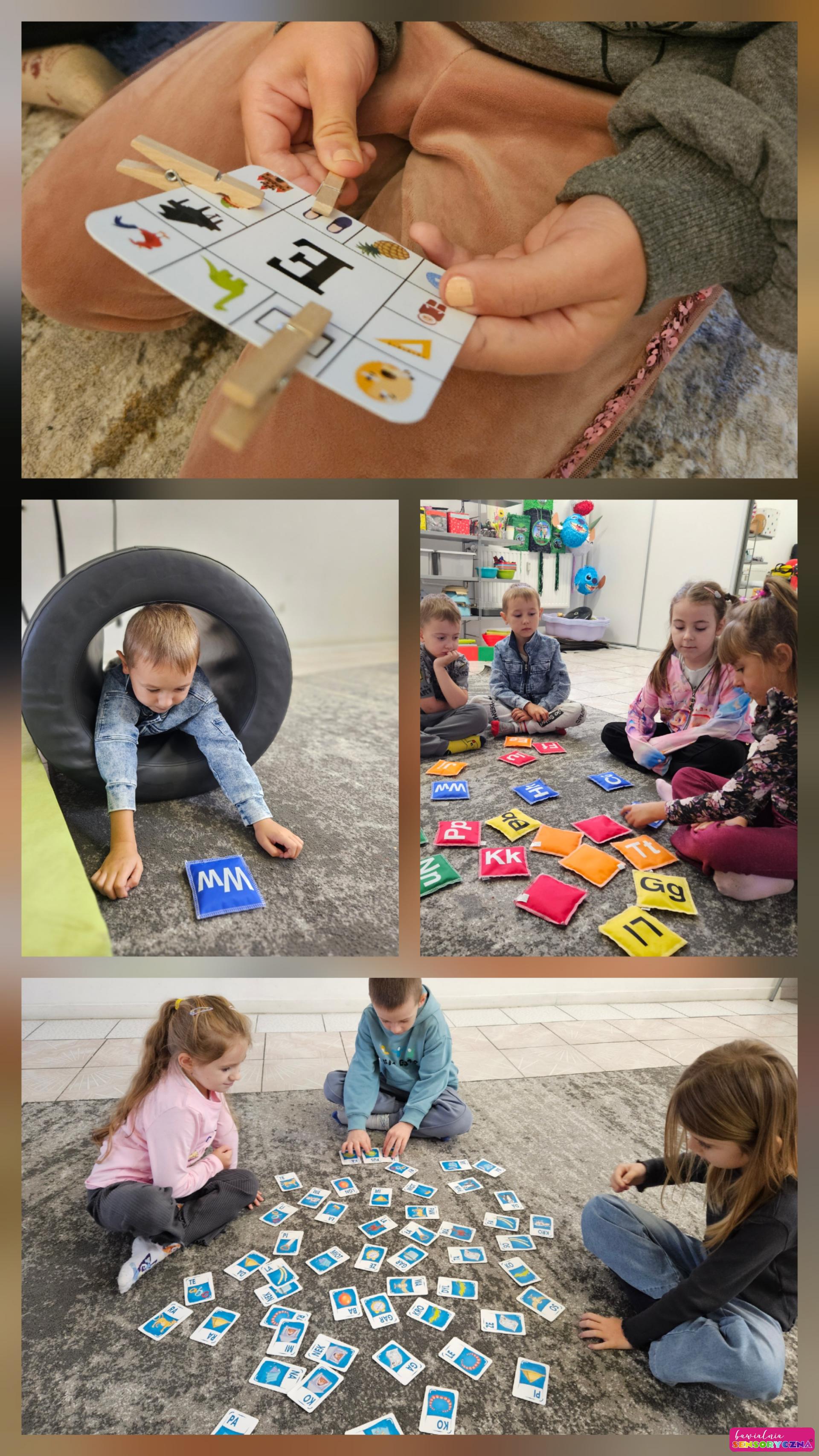 Dzieci z literkami, zajęcia edukacyjne dla dzieci w Chojnowie, Chocianowie i Jaworze.