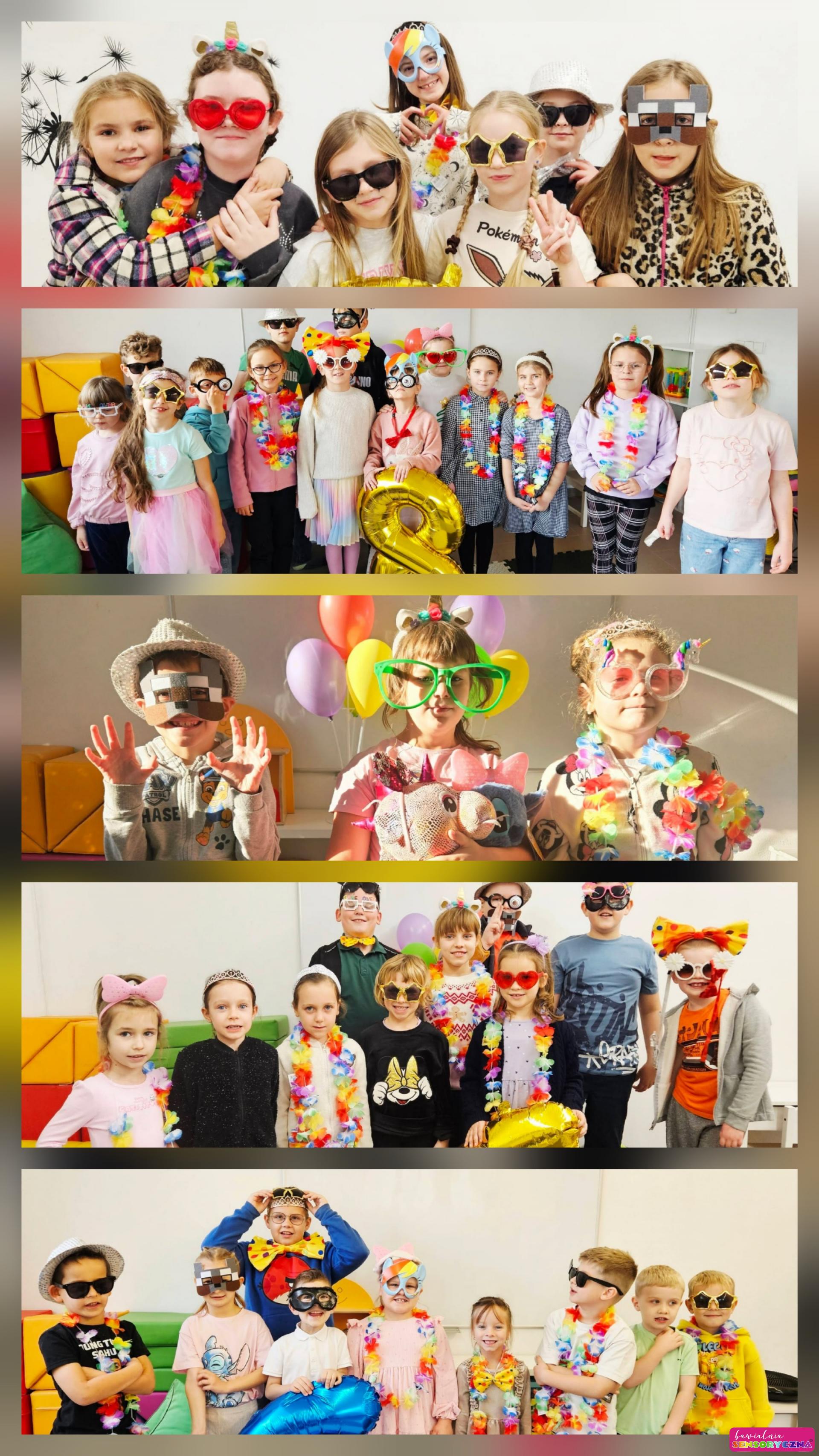 Dzieci w przebraniach, warsztaty urodzinowe w Chojnowie i w Chocianowie.