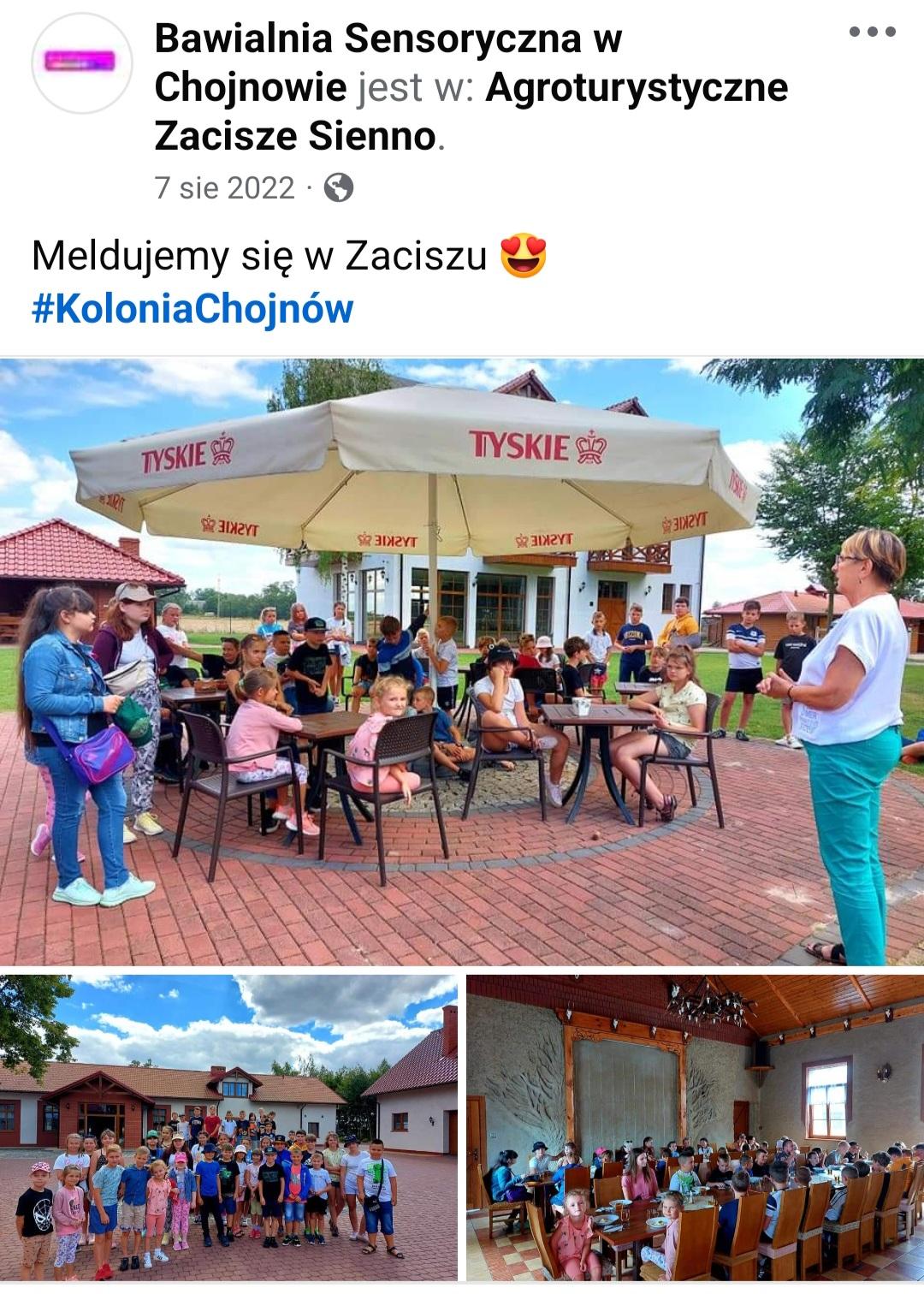 Dzieci na kolonii, zakwaterowanie