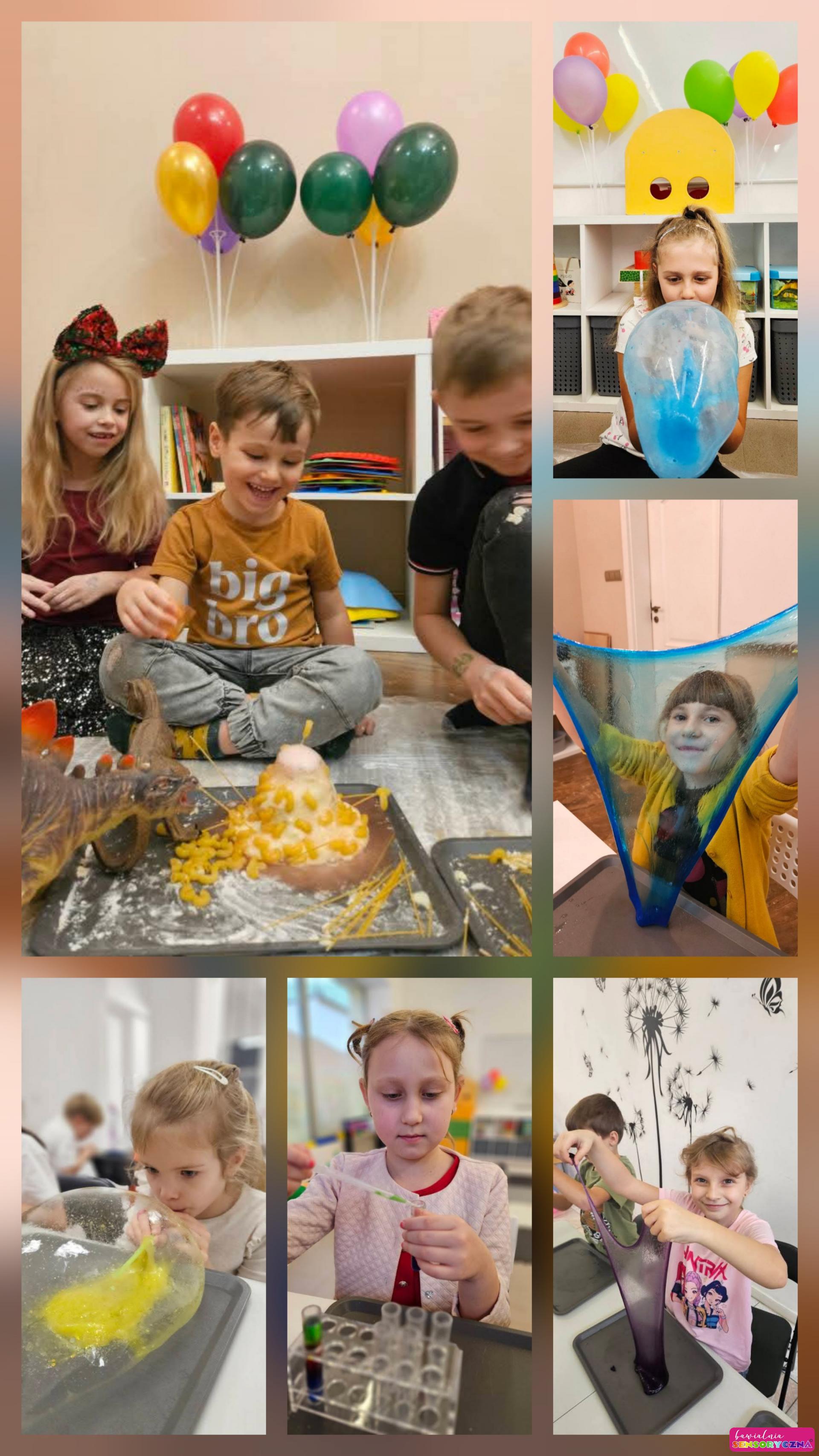 Kreatywne warsztaty urodzinowe w Chojnowie, Chocianowie I w Jaworze. Dzieci, glutki, eksperymenty, masy plastyczne.